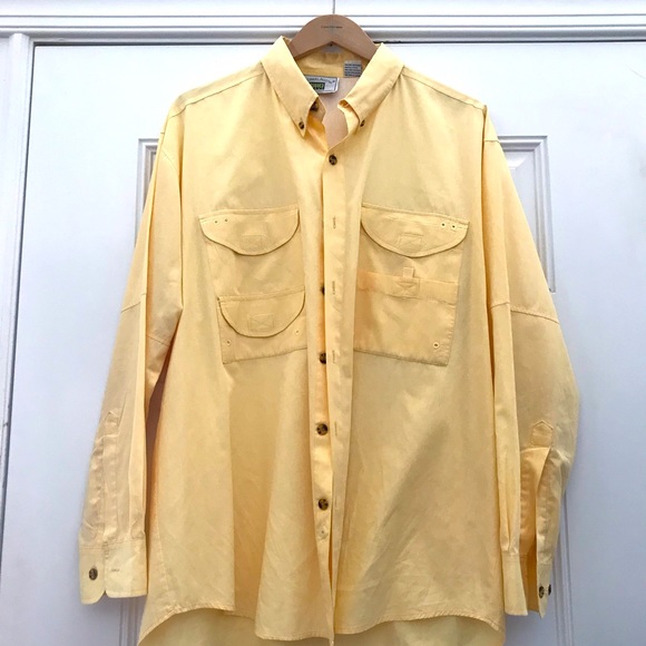 Fishing gear Michael Austin rugged wear long sleeve fishing shirt Size L… - Picture 1 of 8